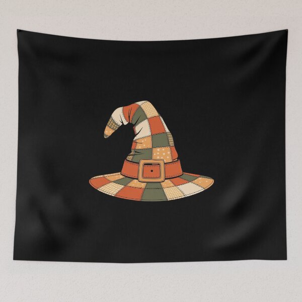 Item preview, Halloween Patchwork Witch Hat Witchy Quilt Pattern designed and sold by ryukaizox1.