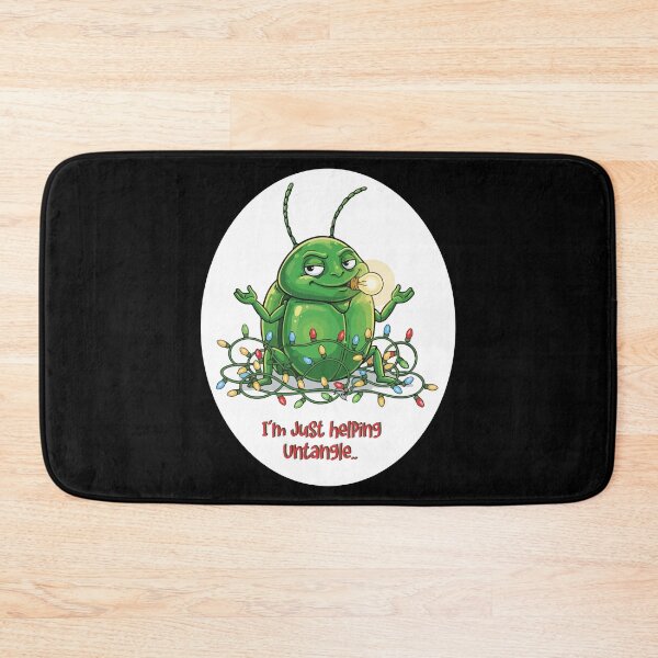Item preview, Christmas beetle - festive christmas aussie beetle - christmas beetle taking all santa gifts for themselves designed and sold by Prtina.