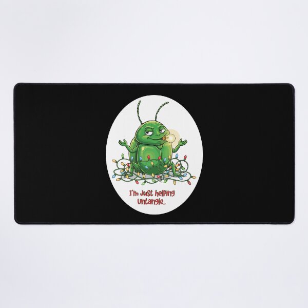 Item preview, Christmas beetle - festive christmas aussie beetle - christmas beetle taking all santa gifts for themselves designed and sold by Prtina.