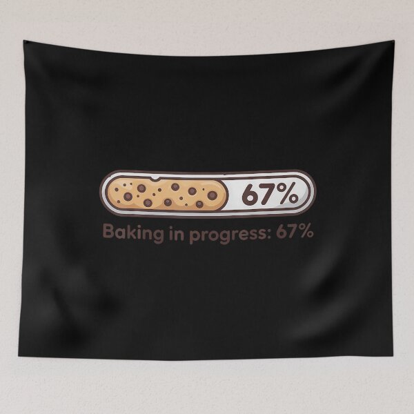 Item preview, 67 Cookies Baking In Progress Bar Six Seven Kitchen Meme designed and sold by MargieLauren.