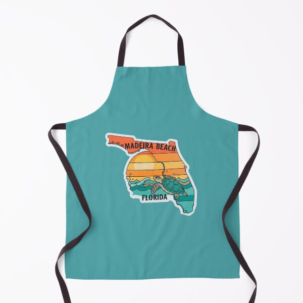 Item preview, Retro Madeira Beach Florida Art - Turtle & Sunset Design | Vintage Coastal Graphic designed and sold by Mandeville Photography.