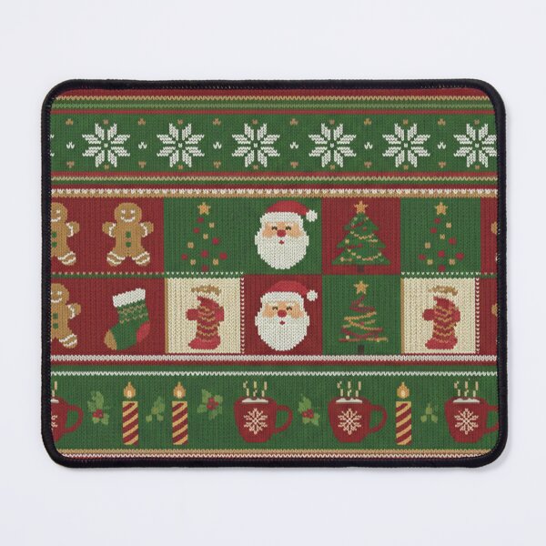 Item preview, Cozy Classic Knitted Christmas Pattern: Seamless Holiday Fabric designed and sold by Muj1n.