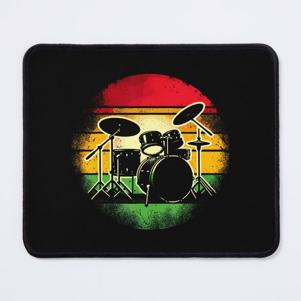 Item preview, Drums Retro Vintage Drummer Band Drumset designed and sold by DollieMichele.