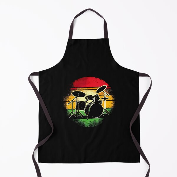 Item preview, Drums Retro Vintage Drummer Band Drumset designed and sold by DollieMichele.
