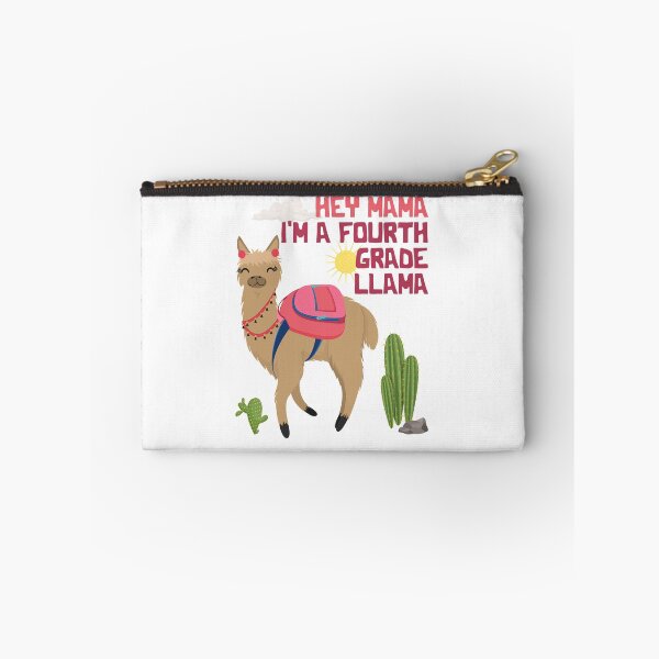 Item preview, Hey Mama I'm A Fourth Grade Llama Back To School Funny Gift Illustration designed and sold by kolbasound.