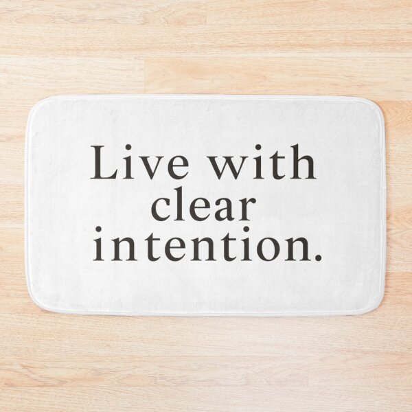 Item preview, Live With Clear Intention – Nordic Lifestyle Minimal Shirt designed and sold by Irene Catchmind.