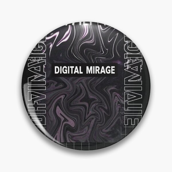 Item preview, DIGITAL MIRAGE: Neon Reflections in Fluid Waves designed and sold by Raw-Ink.