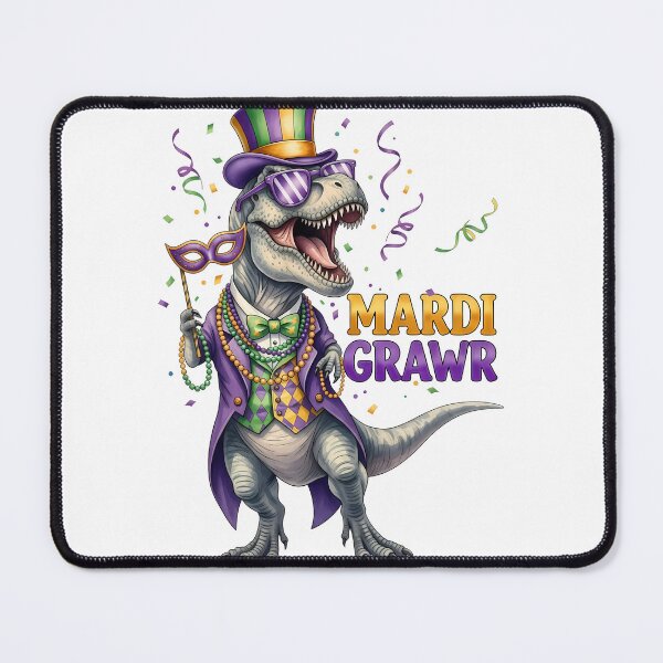 Item preview, Mardi Grawr T-Rex Dino Toddler Kids Mardi Gras Boys Gift designed and sold by LiviuGligoros.