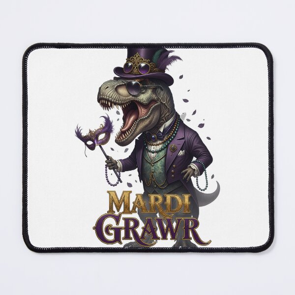 Item preview, Mardi Grawr T-Rex Dino Toddler Kids Mardi Gras Boys Gift Gothic designed and sold by LiviuGligoros.