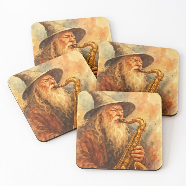 Item preview, Gandalf el mago del jazz designed and sold by Sarcastic designs.
