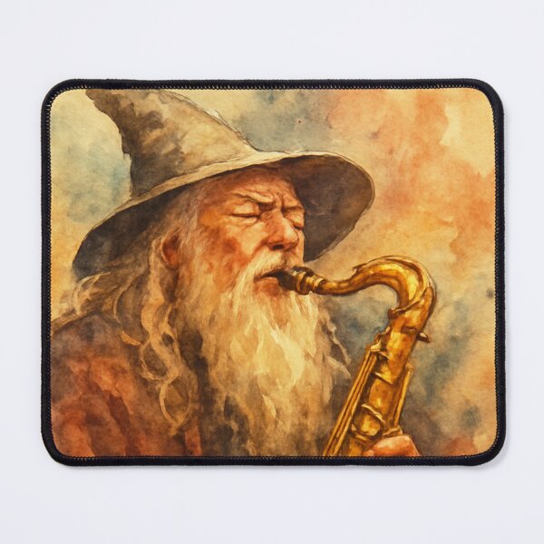 Item preview, Gandalf the Jazz Wizard designed and sold by Sarcastic designs.