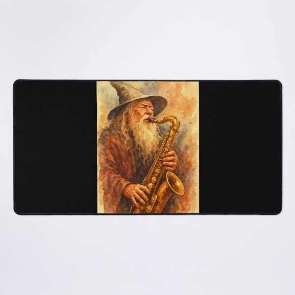 Artikelvorschau, Gandalf der Jazz-Zauberer entworfen und verkauft von Sarcastic designs.