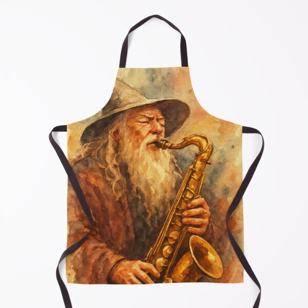 Artikelvorschau, Gandalf der Jazz-Zauberer entworfen und verkauft von Sarcastic designs.