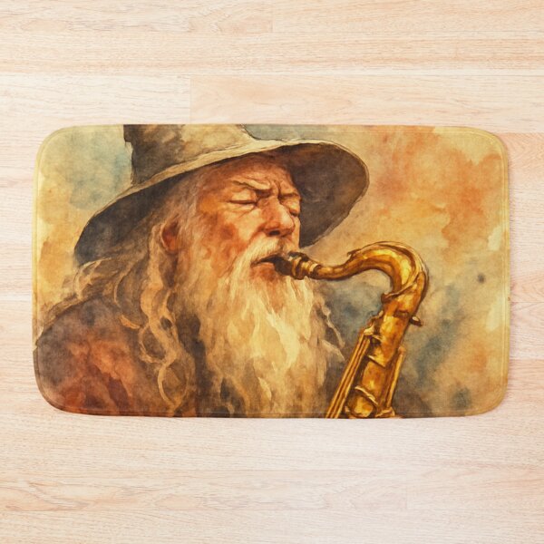 Artikelvorschau, Gandalf der Jazz-Zauberer entworfen und verkauft von Sarcastic designs.
