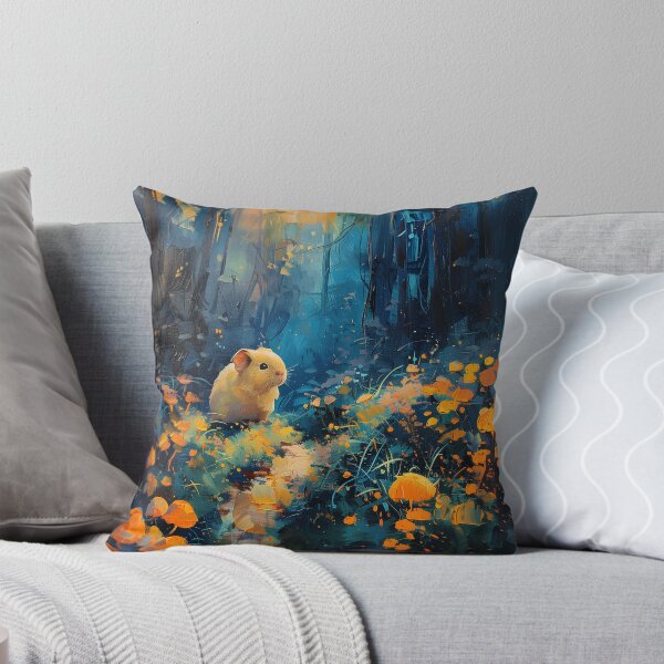 Item preview, Baby Guinea Pig Painting in a Mystical Mushroom Forest designed and sold by CuongArtLab.