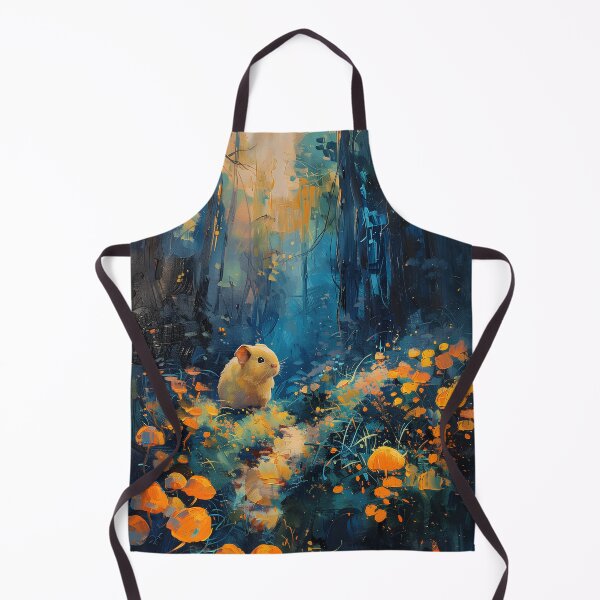 Item preview, Baby Guinea Pig Painting in a Mystical Mushroom Forest designed and sold by CuongArtLab.