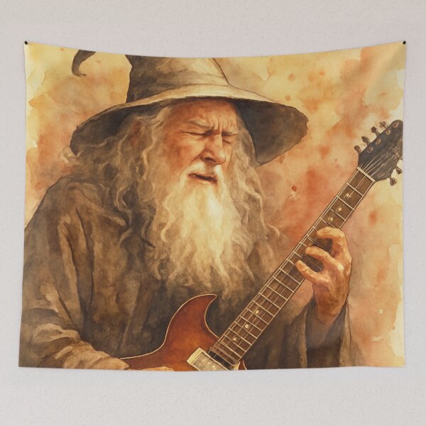 Artikelvorschau, Gandalf der Jazz-Zauberer entworfen und verkauft von Sarcastic designs.
