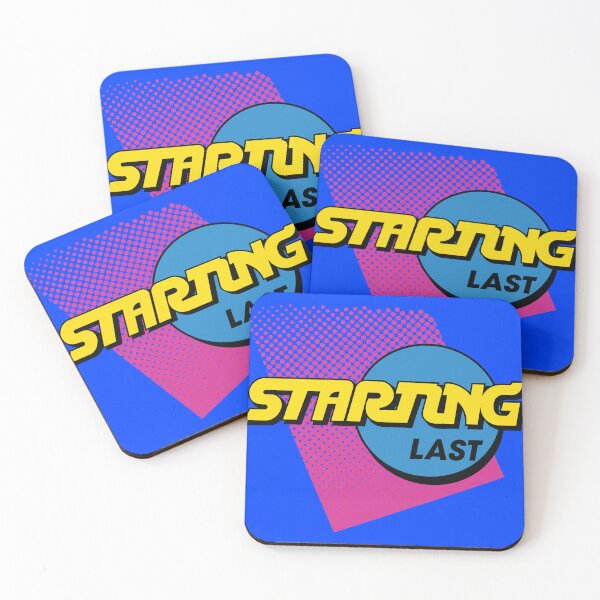 Item preview, STARTING LAST — 90's Inspired Pop‑Punk Logo designed and sold by CLUB SODA KID DESIGNS.