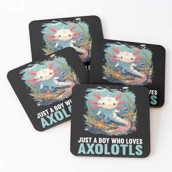 Item preview, Just A Boy Who Loves Axolotls Lovers Axolotl designed and sold by DollieMichele.