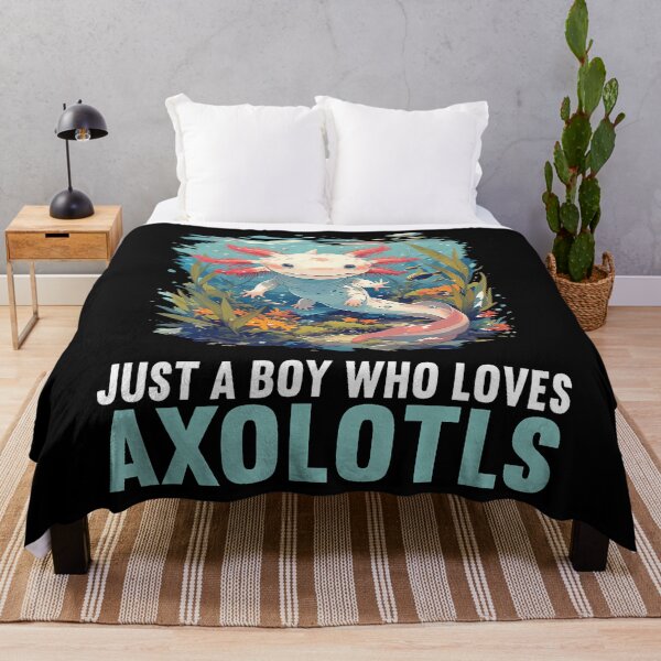 Item preview, Just A Boy Who Loves Axolotls Lovers Axolotl designed and sold by DollieMichele.