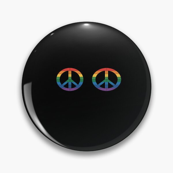 Item preview, LGBT Boobs Rainbow Peace Sign LGBTQ Lesbian Gay Pride designed and sold by catsdothingz.
