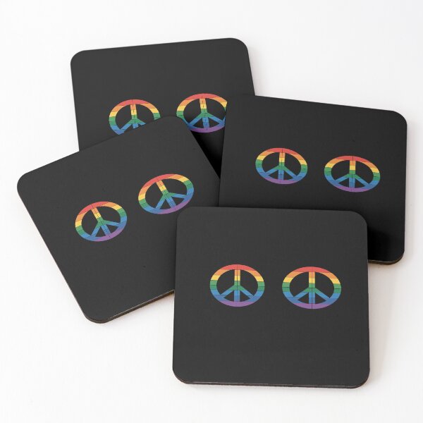 Item preview, LGBT Boobs Rainbow Peace Sign LGBTQ Lesbian Gay Pride designed and sold by catsdothingz.