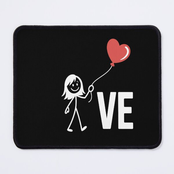 Item preview, Love Couple Gril with balloon cute little guy with heart designed and sold by catsdothingz.