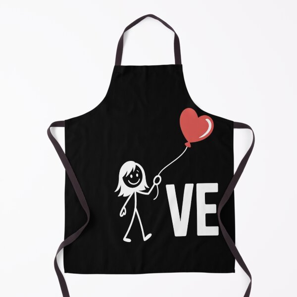 Item preview, Love Couple Gril with balloon cute little guy with heart designed and sold by catsdothingz.