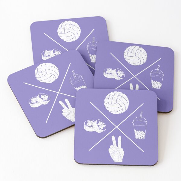 Item preview, Peace Sushi Volleyball Bubble Tea (white) designed and sold by Little Town Atelier.