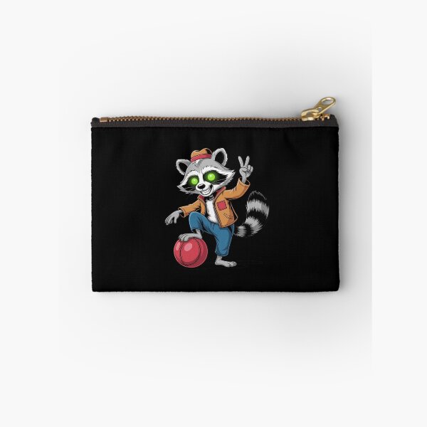 Item preview, Halloween Raccoon Dabbing Dodge Ball Player Dodgeball designed and sold by LinlinsDemons.
