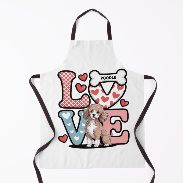 Item preview, LOVE Poodle Dog Happy Valentines Day designed and sold by catsdothingz.