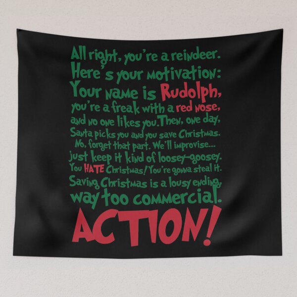 Item preview, Grinch Director Mode Reindeer Motivation Funny Quote designed and sold by Anaya Jovani.