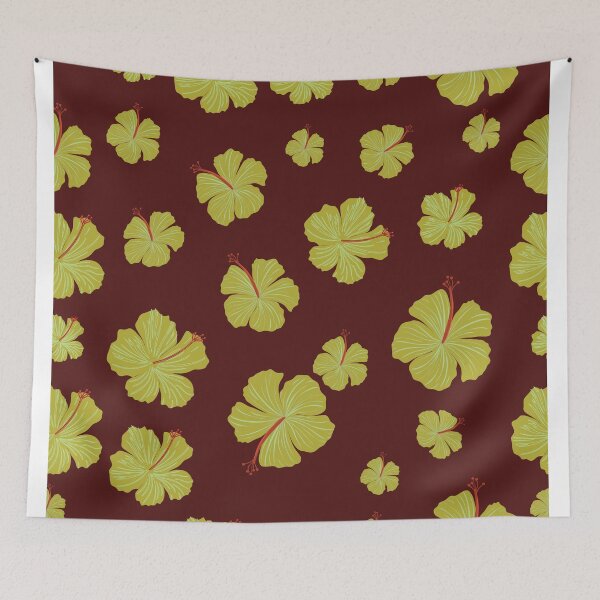 Item preview, floral pattern featuring richly colored flowers contrasted against a deep, elegant background designed and sold by Line-Aura.