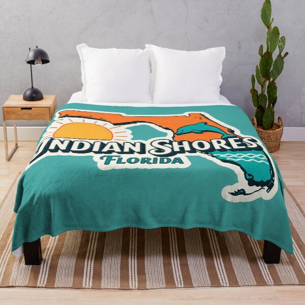 Item preview, Indian Shores Florida Retro Art | Sunshine State Souvenir for Shirts & More designed and sold by Mandeville Photography.