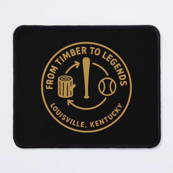 Item preview, Louisville Kentucky Timber Bat Baseball Sports Icon designed and sold by DollieMichele.