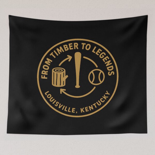 Item preview, Louisville Kentucky Timber Bat Baseball Sports Icon designed and sold by DollieMichele.