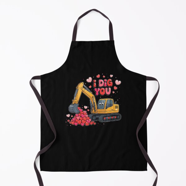 Item preview, Valentine I Dig You Excavator Love Boy Men Toddler designed and sold by DanielleTonia.