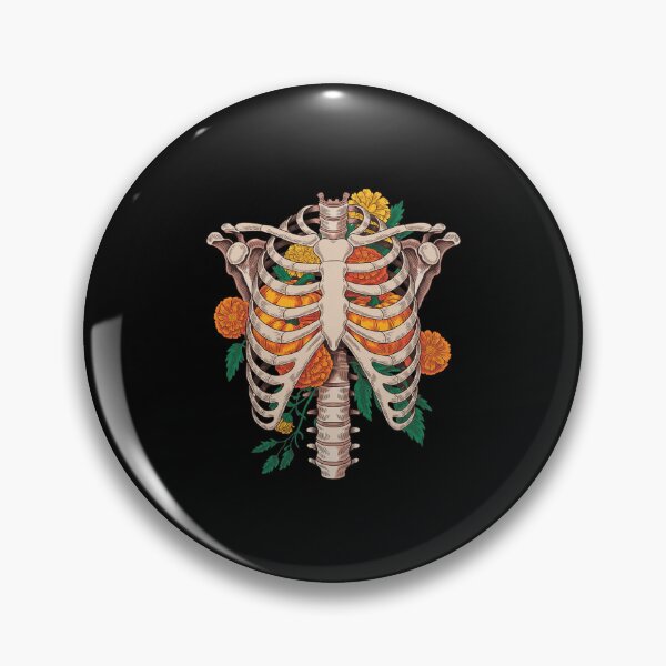 Item preview, Halloween Ribcage Pumpkins Skeleton Spooky Season designed and sold by LinlinsDemons.