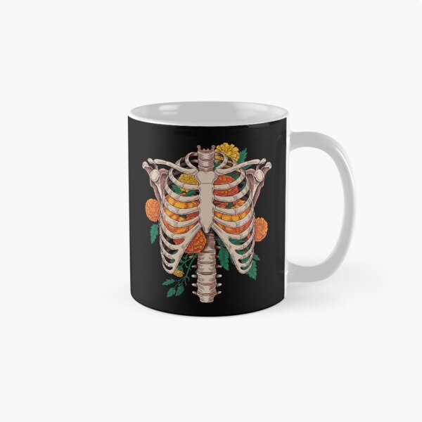 Item preview, Halloween Ribcage Pumpkins Skeleton Spooky Season designed and sold by LinlinsDemons.