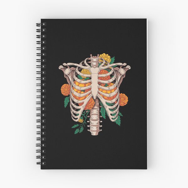 Item preview, Halloween Ribcage Pumpkins Skeleton Spooky Season designed and sold by LinlinsDemons.