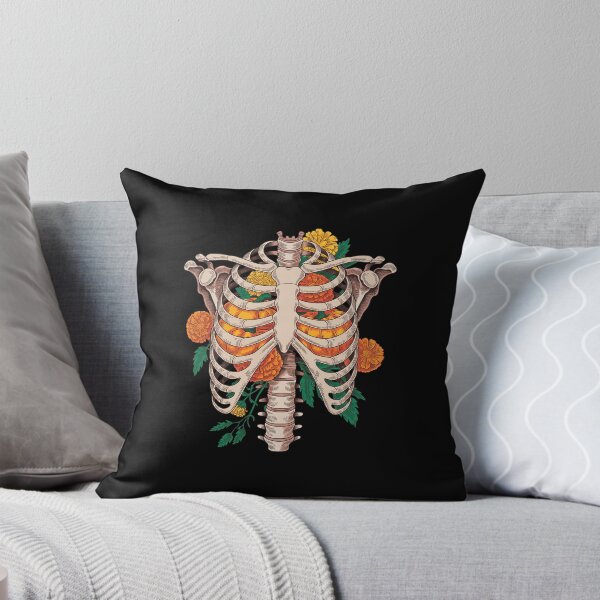 Item preview, Halloween Ribcage Pumpkins Skeleton Spooky Season designed and sold by LinlinsDemons.