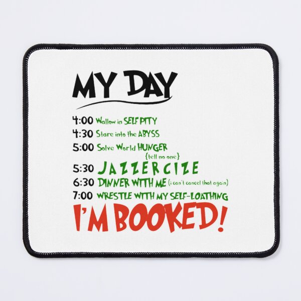 Item preview, Grinch I Am Booked Funny Busy Schedule List designed and sold by Anaya Jovani.