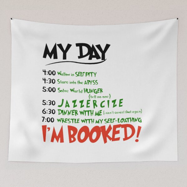 Item preview, Grinch I Am Booked Funny Busy Schedule List designed and sold by Anaya Jovani.