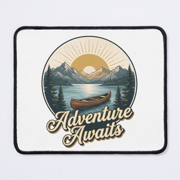Item preview, Adventure Awaits Mountain Camping Scene designed and sold by SoulenCify.