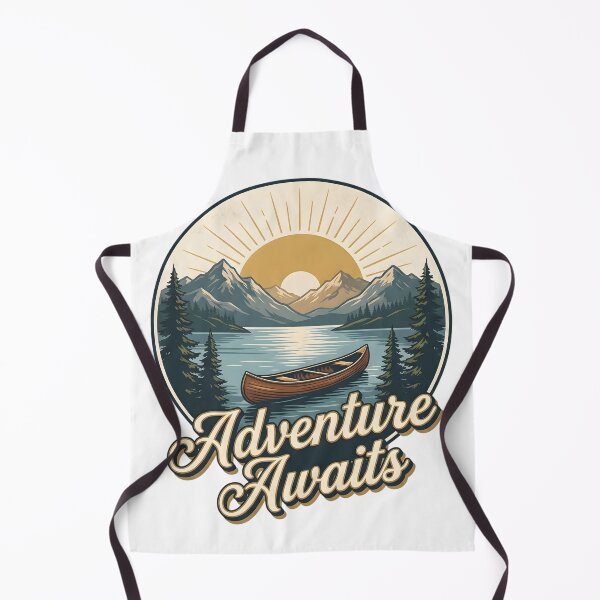 Item preview, Adventure Awaits Mountain Camping Scene designed and sold by SoulenCify.