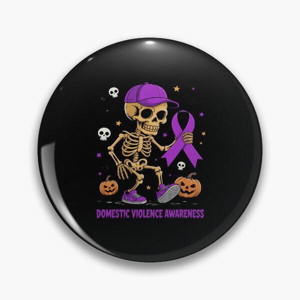 Item preview, Halloween Skeleton Domestic Violence Awareness designed and sold by LinlinsDemons.