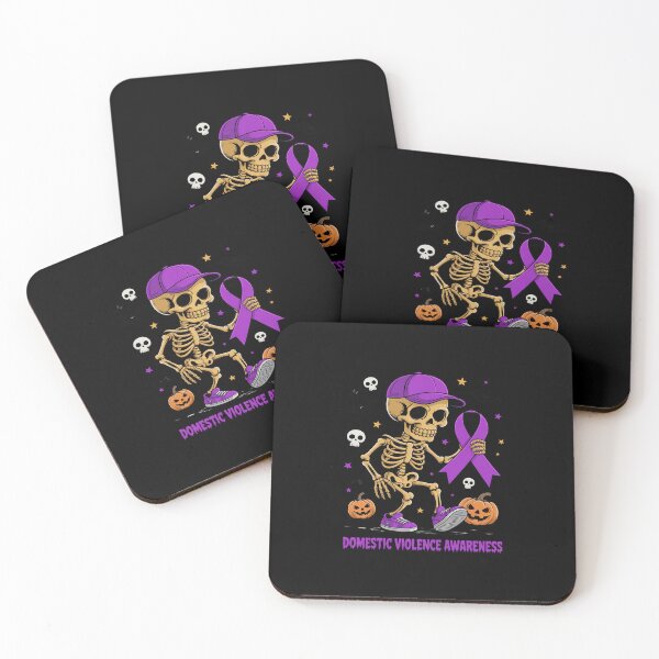 Item preview, Halloween Skeleton Domestic Violence Awareness designed and sold by LinlinsDemons.