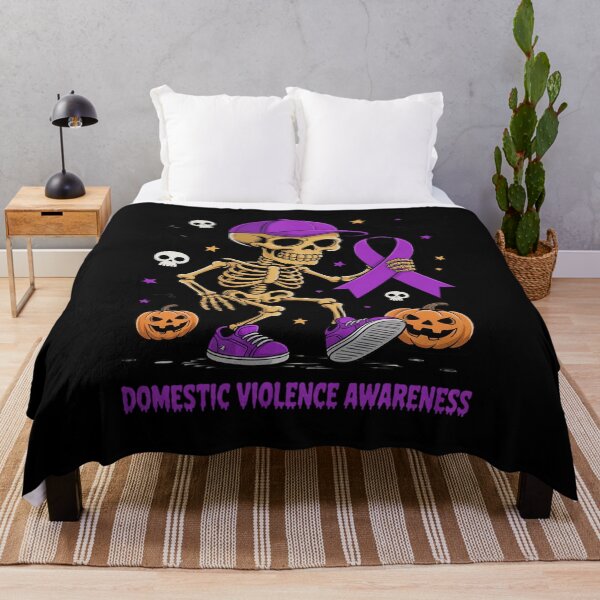 Item preview, Halloween Skeleton Domestic Violence Awareness designed and sold by LinlinsDemons.