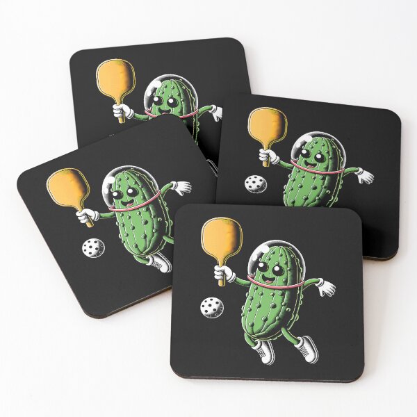Item preview, Space Astronaut Pickle Playing Pickleball Pickle Ball Player designed and sold by JaimeTrudie.
