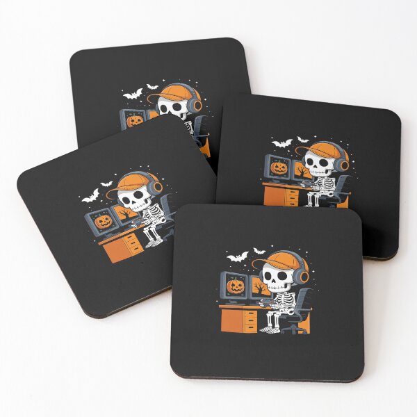 Item preview, Halloween Skeleton Gamer Video Gaming Skeleton Gaming designed and sold by LinlinsDemons.